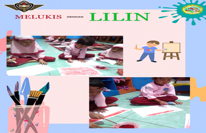 Seni sulap warna, melukis dengan lilin