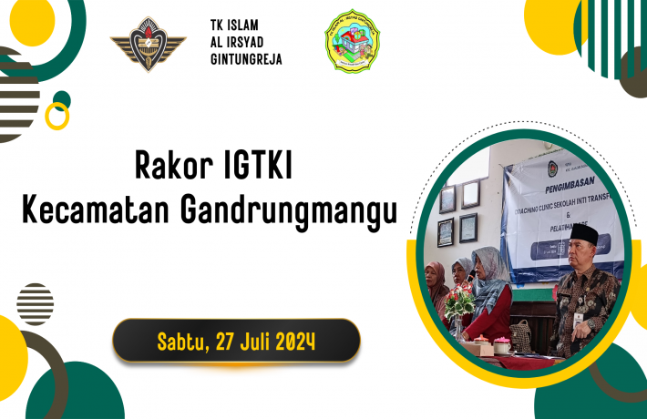 Rakor IGTKI kecamatan Gandrungmangu 