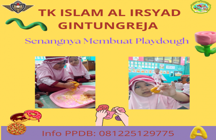 Kreatifitas Anak Tumbuh Melalui Kegiatan Membuat Playdough 