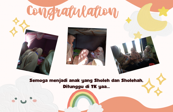 Selamat Atas Kelahiran Putra Putrinya Semoga Menjadi Anak yang Sholeh dan Sholehah