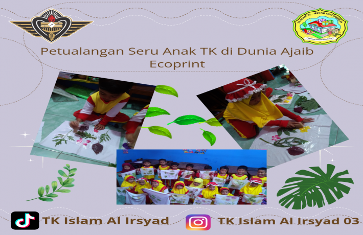 Petualangan seru anak TK di dunia ajaib Ecoprint