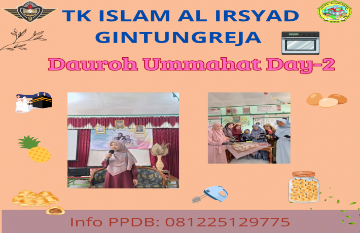Dauroh Ummahat unit Al Irsyad Gintungreja Gandrungmangu 