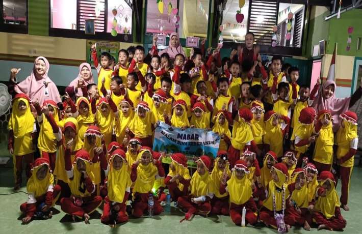 Keceriaan dan Keberanian Terpancar dalam Kegiatan MABAR TK ISLAM AL IRSYAD GINTUNGREJA 