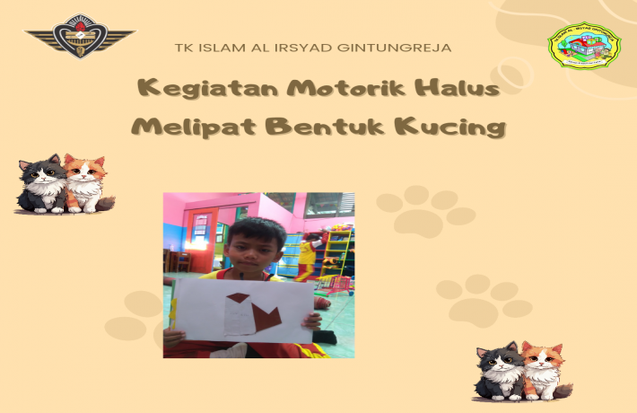 Melipat Bentuk Kucing