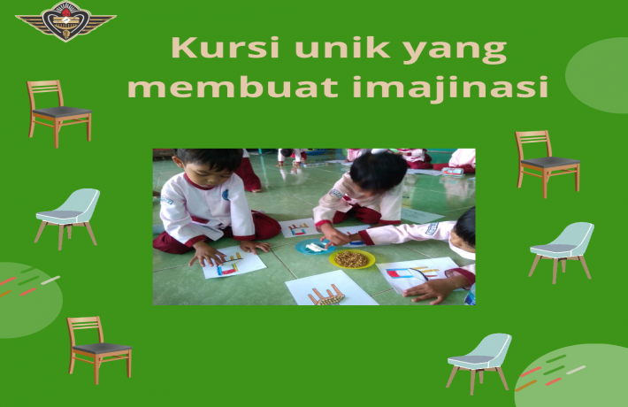 Inovasi kursi unik: Membentuk kreativitas anak dengan bahan biji-bijian
