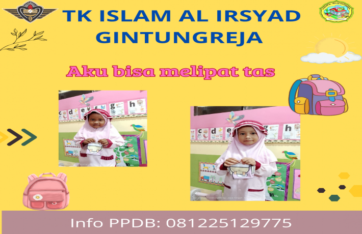 Aku bisa melipat tas