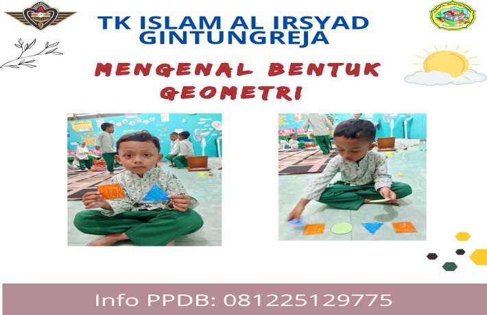 Serunya Mengenal Bentuk Geometri 