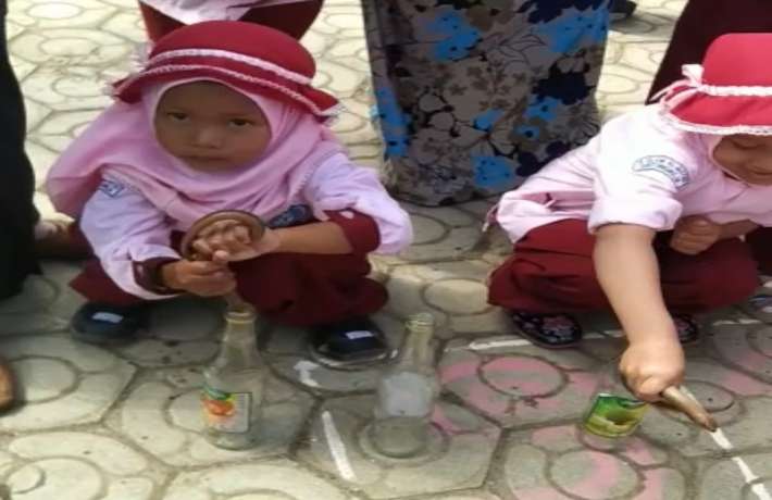 Lomba agustusan anak TK dan wali yang seru