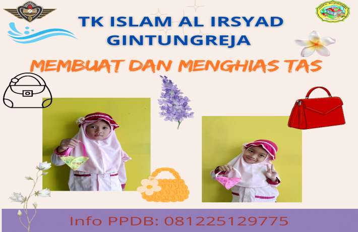 Melipat dan menghias bentuk tas