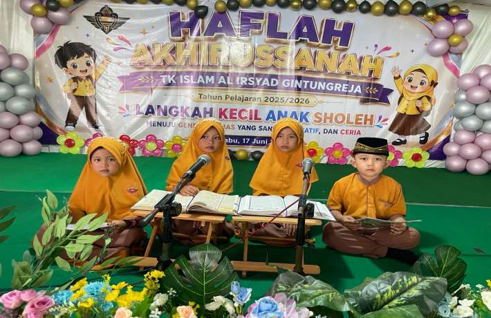 Kemeriahan Haflah Akhirussanah TK Islam Al Irsyad Gintungreja 