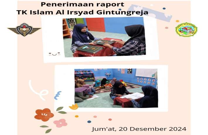 Apa saja yang disampaikan saat pembagian raport 