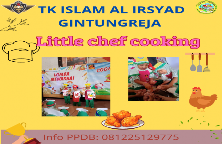 Serunya anak-anak belajar memasak di Roket Chiken Gandrungmangu 