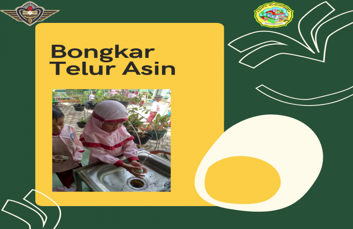 Keceriaan Anak-anak saat bongkar telur asin