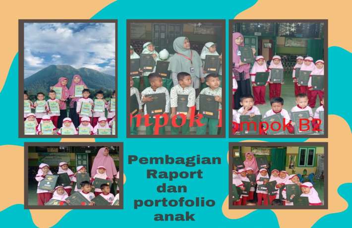 PEMBAGIAN BUKU PERKEMBANGAN ANAK TK ISLAM AL IRSYAD GINTUNGREJA JUMAT TGL 16 DESEMBER 2022