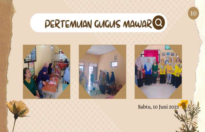 Pertemua Gugus Mawar Kecamatan Gandrungmangu
