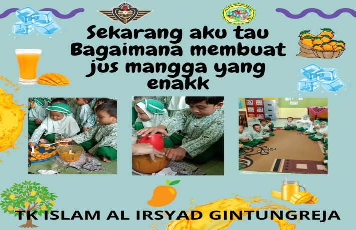 Sekarang aku tau Bagaimana membuat jus mangga yang uenakkk 